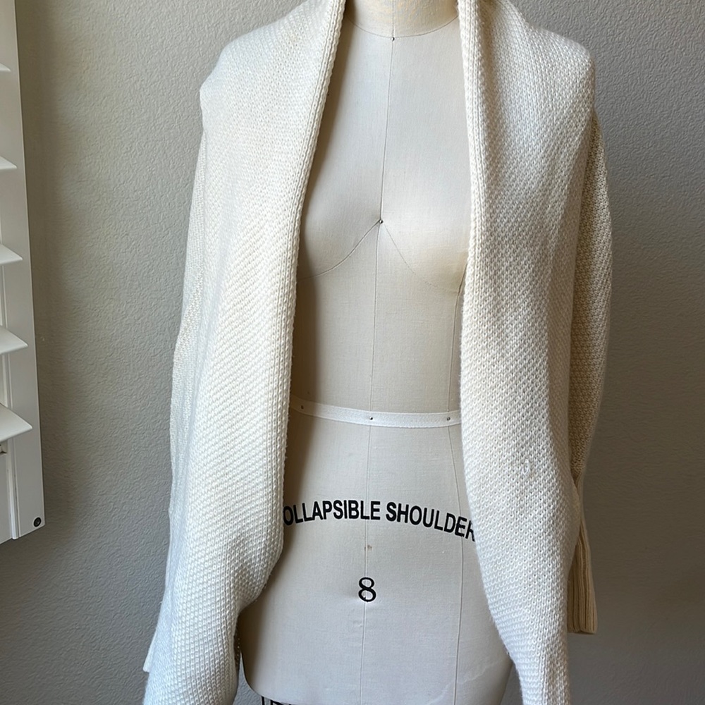 Kimono Open Front Cardigan Sweaters Batwing Sleeve Shawl Collared